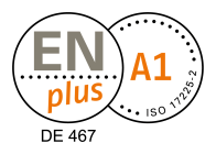 Qualitätszeichen ENplusA1 467
